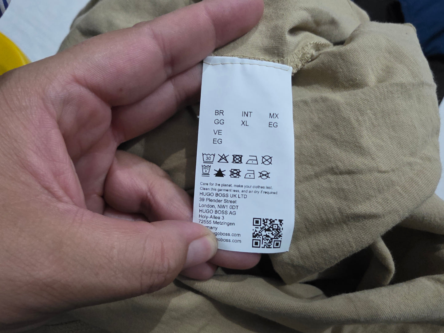 Playera Hugo Boss Xgrande Xl Cafe