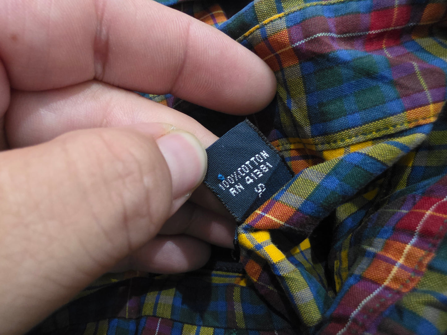 Camisa Ralph Lauren Xgrande Xl Cuadro Amarillo Y Azul