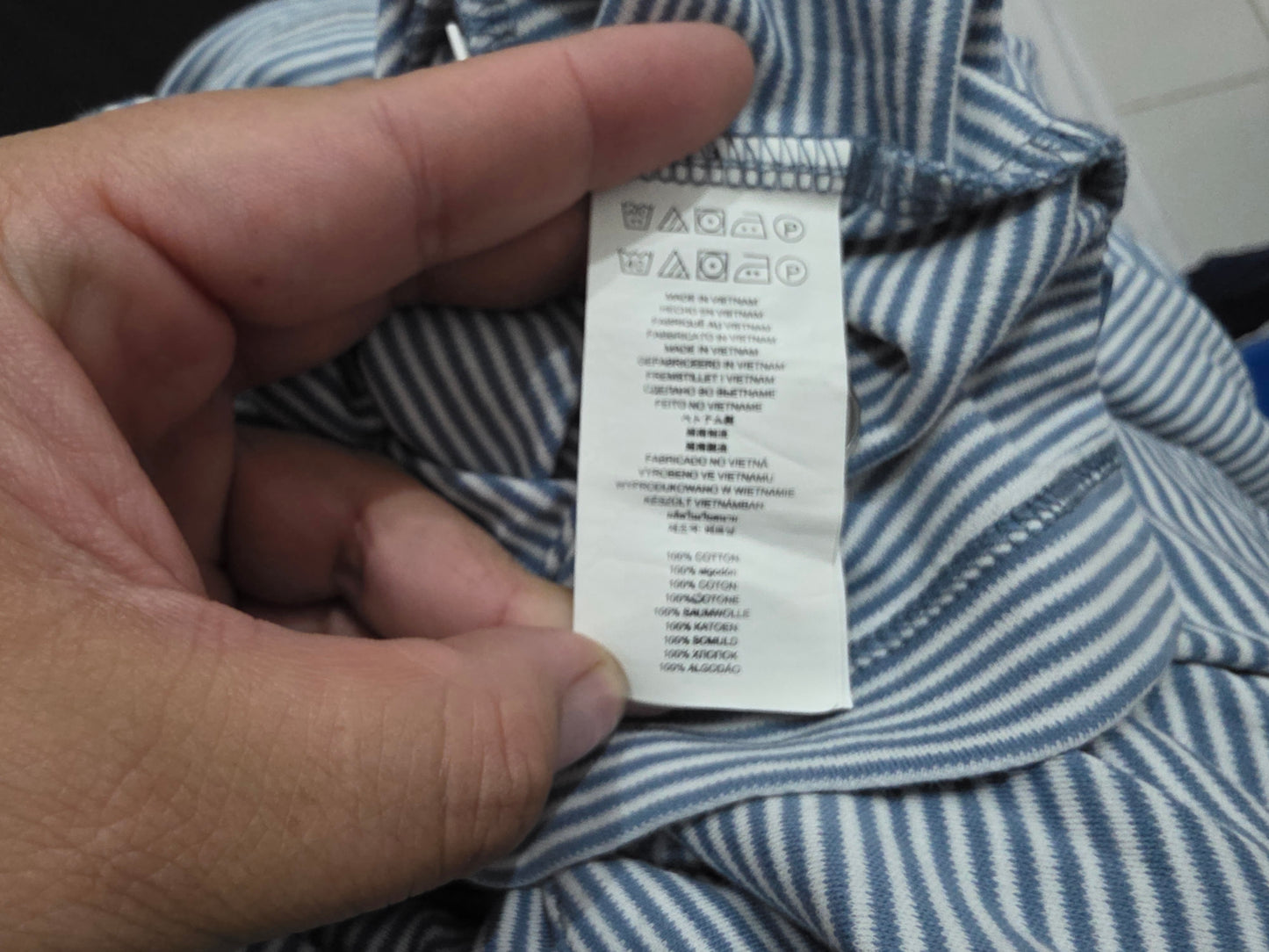 Playera Polo Michael Kors Xgrande Xl Azul Claro Lineas