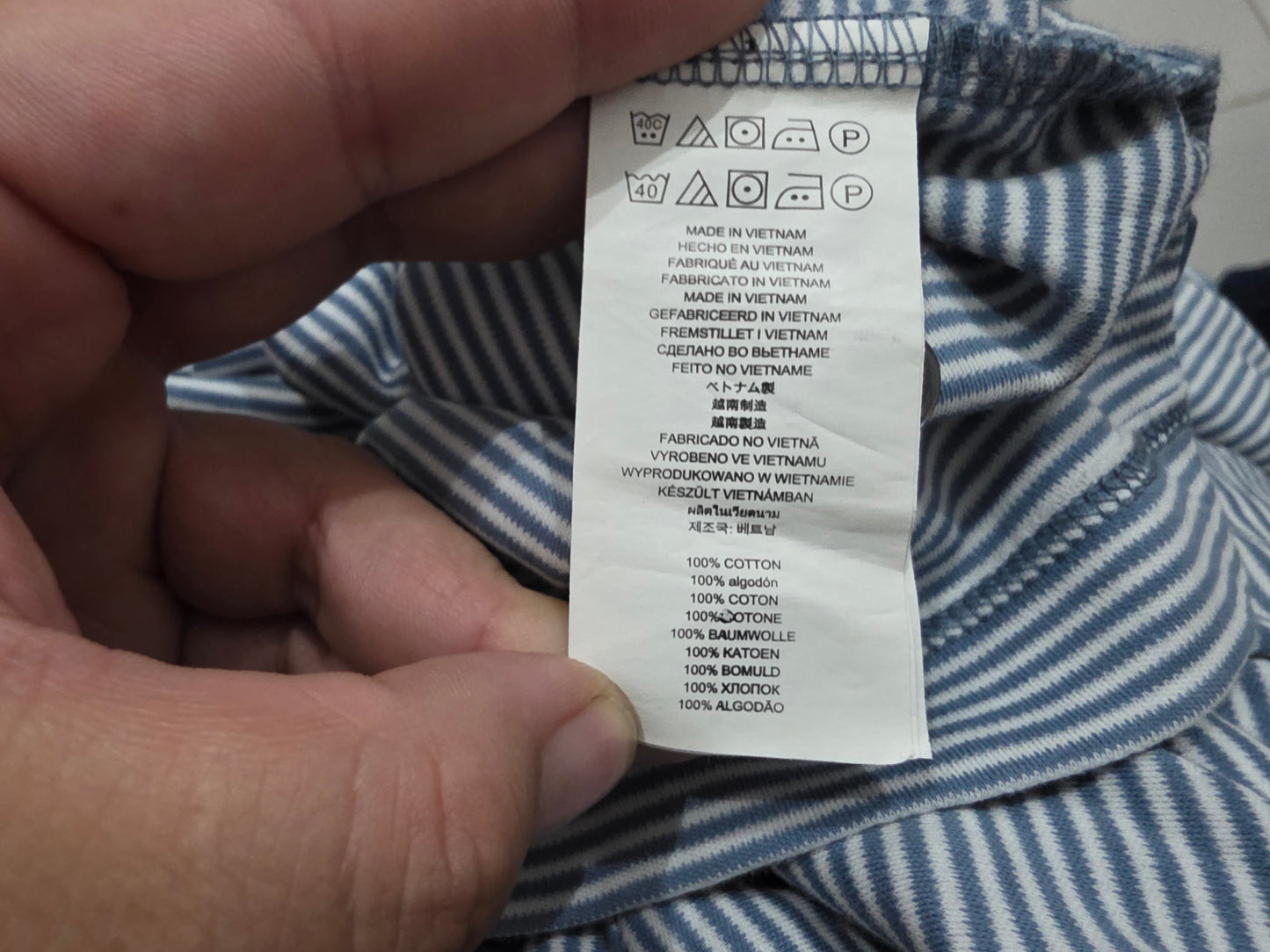 Playera Polo Michael Kors Xgrande Xl Azul Claro Lineas