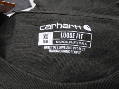Playera Carhartt Losse Fit Xgrande Xl Gris Oscuro