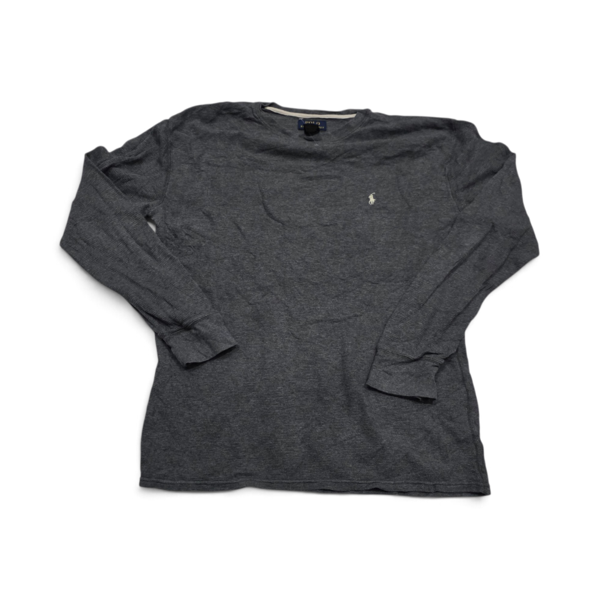 Playera Ralph Lauren Xgrande Xl Gris Oscuro Manga Larga