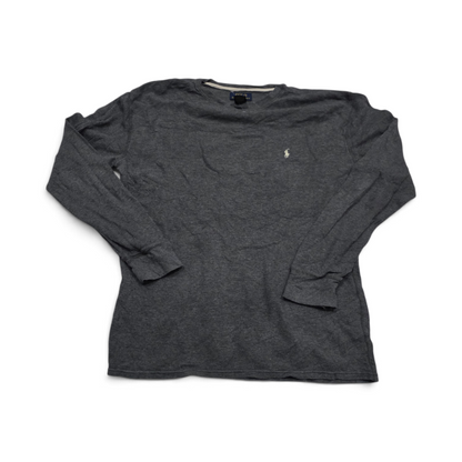 Playera Ralph Lauren Xgrande Xl Gris Oscuro Manga Larga