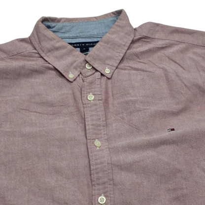 Camisa Tommy Hilfiger Xgrande Xl Vino