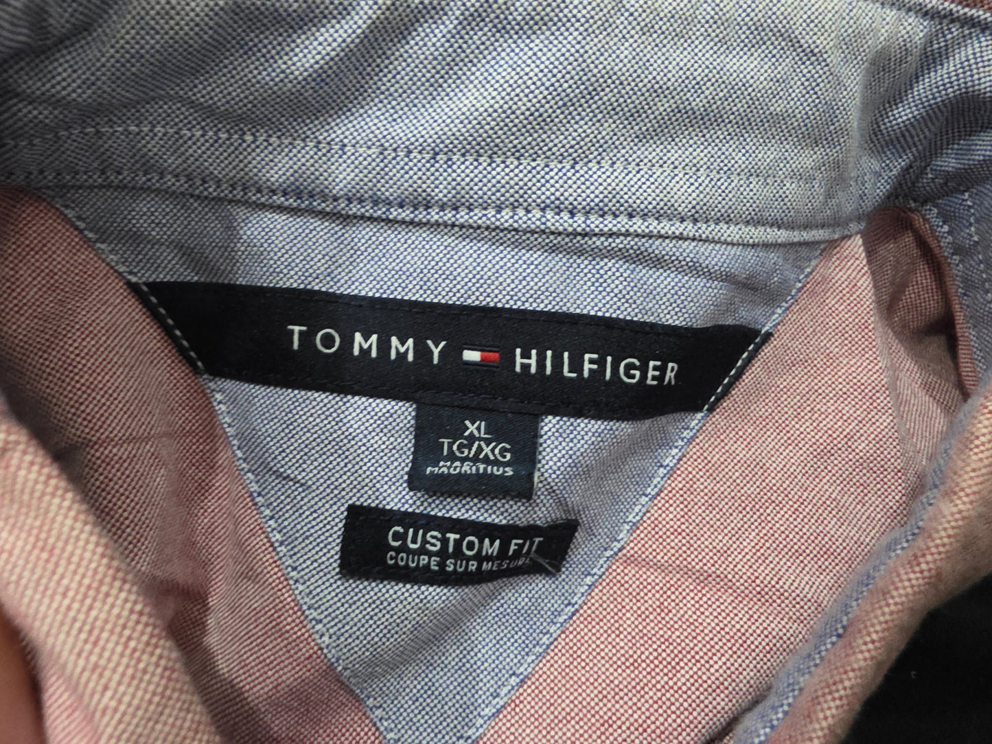 Camisa Tommy Hilfiger Xgrande Xl Vino