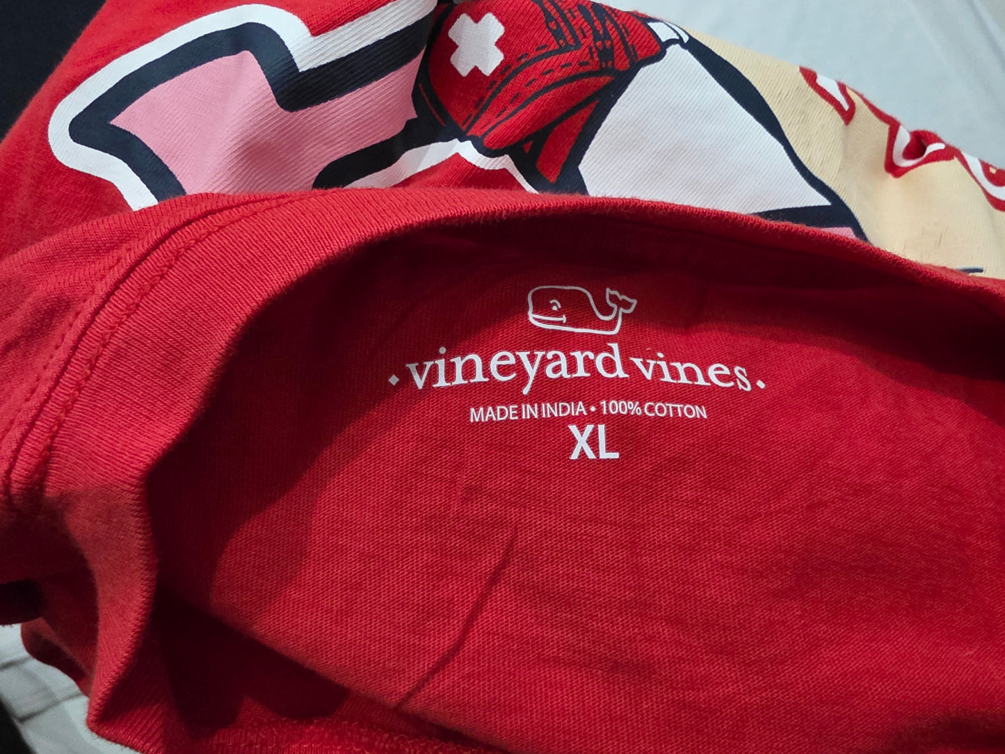 Playera Vineyard Vines Xgrande Xl Suiza Ballena
