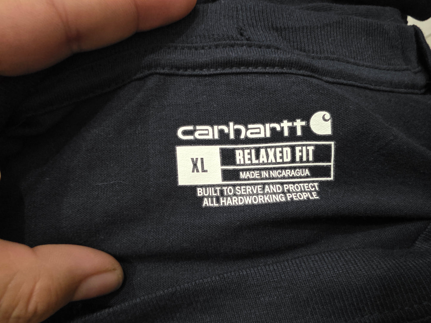 Playera Carhartt Xgrande Xl Negro