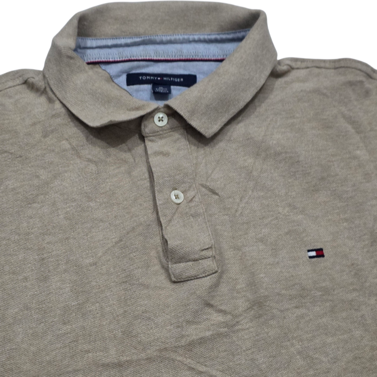 Playera Polo Tommy Hilfiger Xgrande Xl Cafe