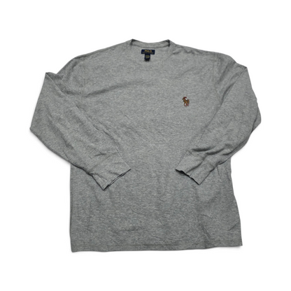 Playera Ralph Lauren Bear 1x Pony Gris