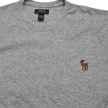 Playera Ralph Lauren Bear 1x Pony Gris