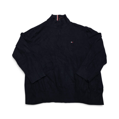Sueter Tommy Hilfiger 2xl Azul Cierre Corto