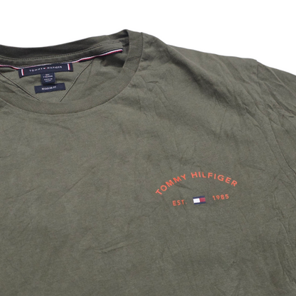 Playera Tommy Hilfiger 2xl Verde