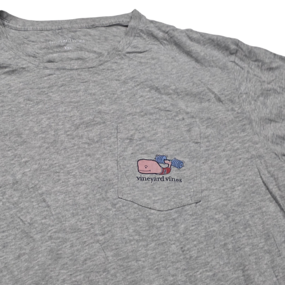 Playera Vineyard Vines 2xl Gris Ballena Gym