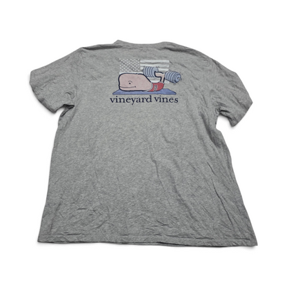 Playera Vineyard Vines 2xl Gris Ballena Gym