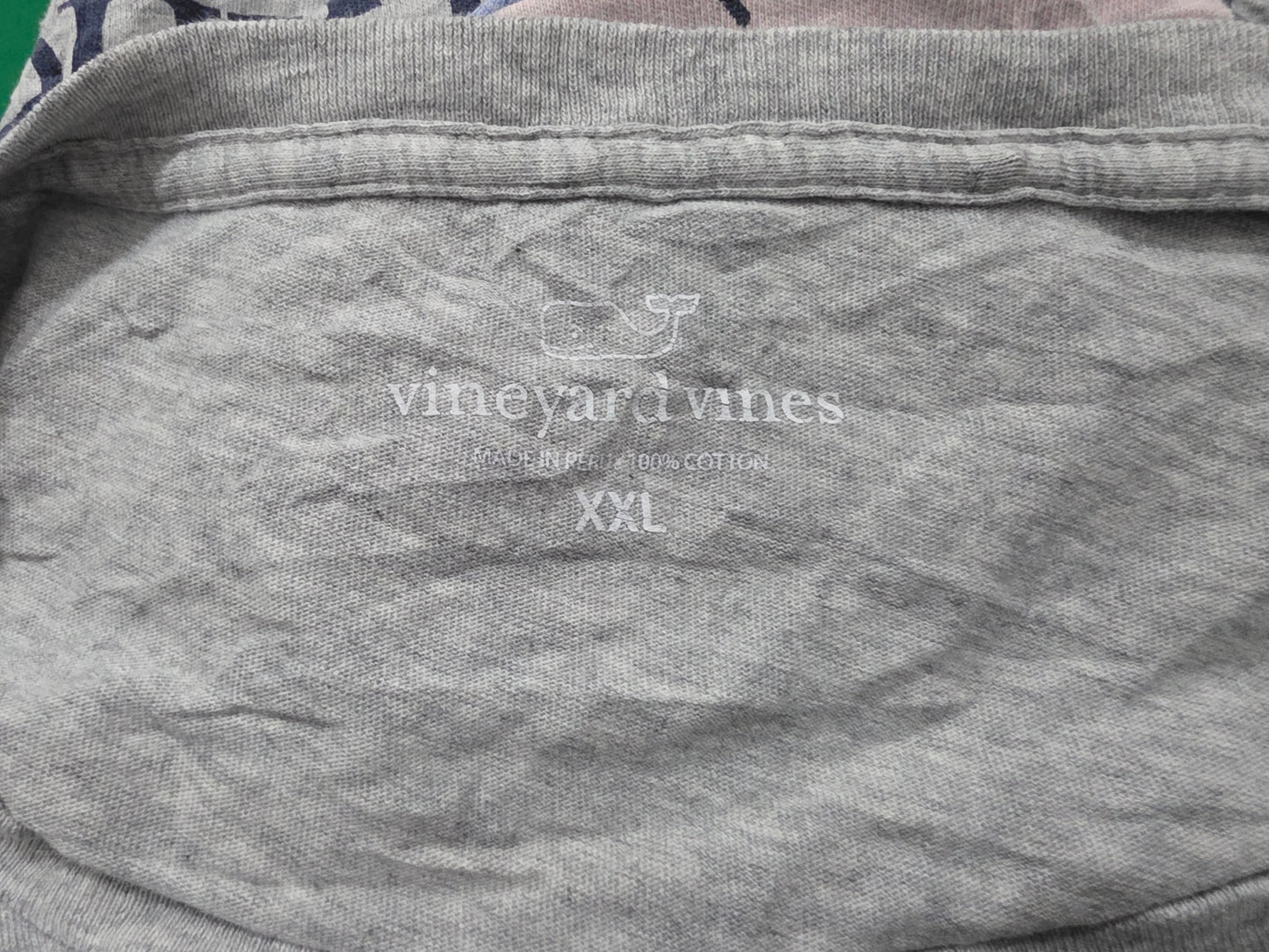 Playera Vineyard Vines 2xl Gris Ballena Gym
