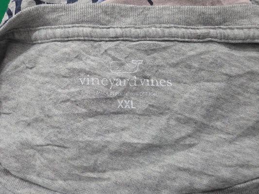 Playera Vineyard Vines 2xl Gris Ballena Gym