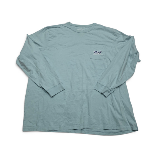 Playera Vineyard Vines 2xl Azul Claro Manga Larga
