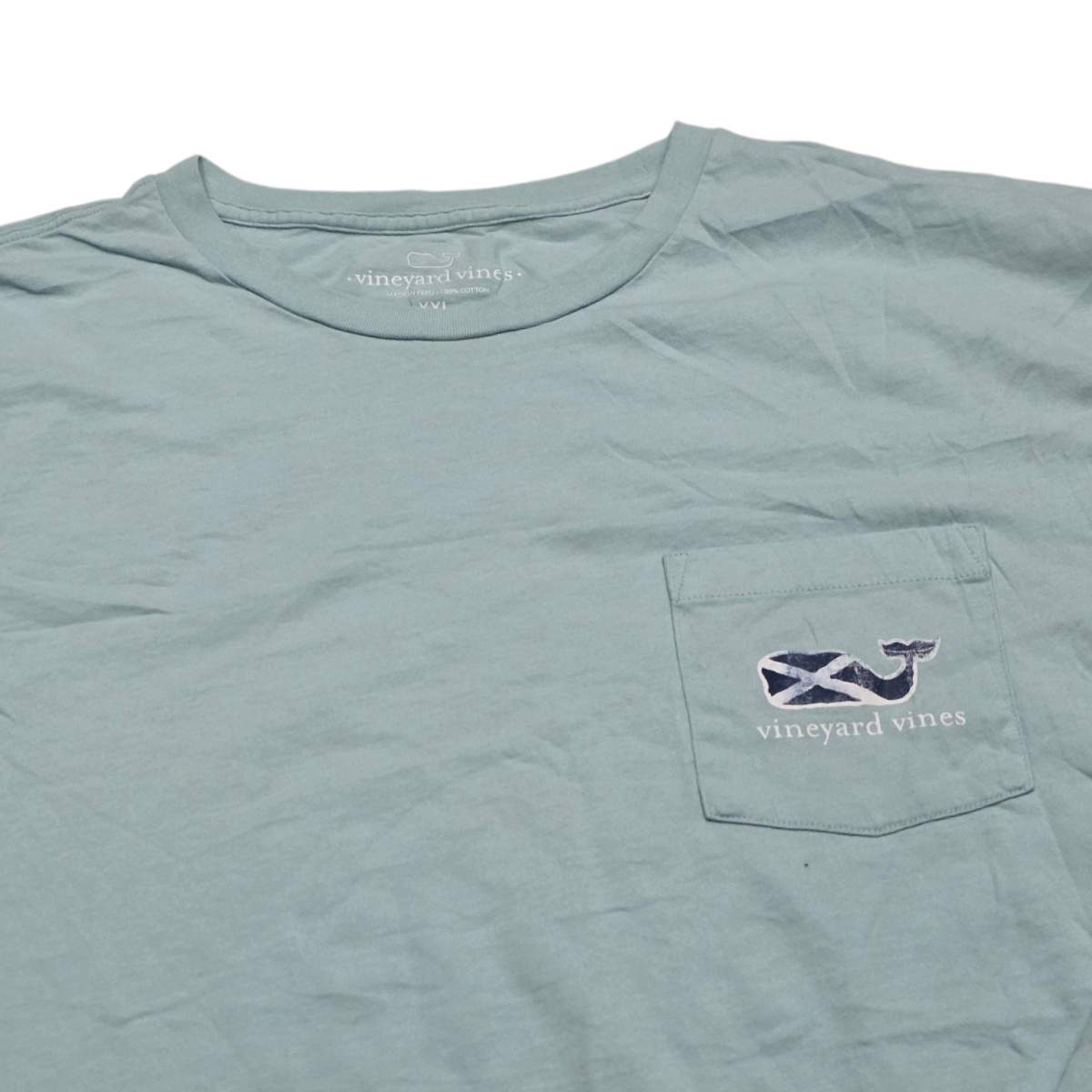 Playera Vineyard Vines 2xl Azul Claro Manga Larga