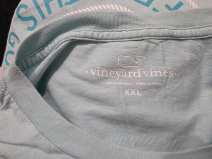 Playera Vineyard Vines 2xl Azul Claro Manga Larga