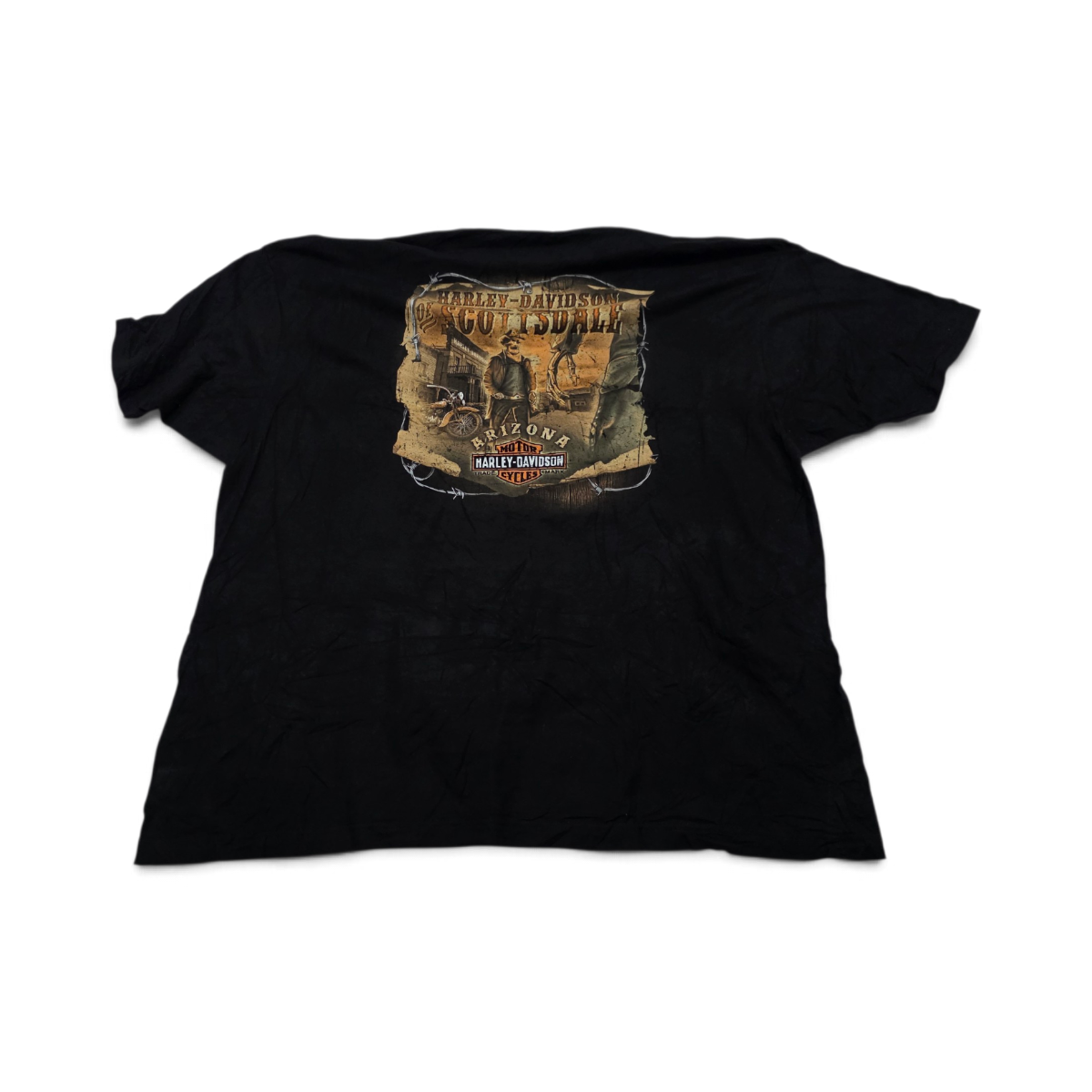 Playera Harley Davidson 2xl Negro Arizona