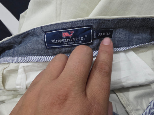 Pantalon Recto Vineyard Vines 32x32 Beige