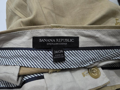 Pantalon Recto Banana Republic 34x34 Cafe