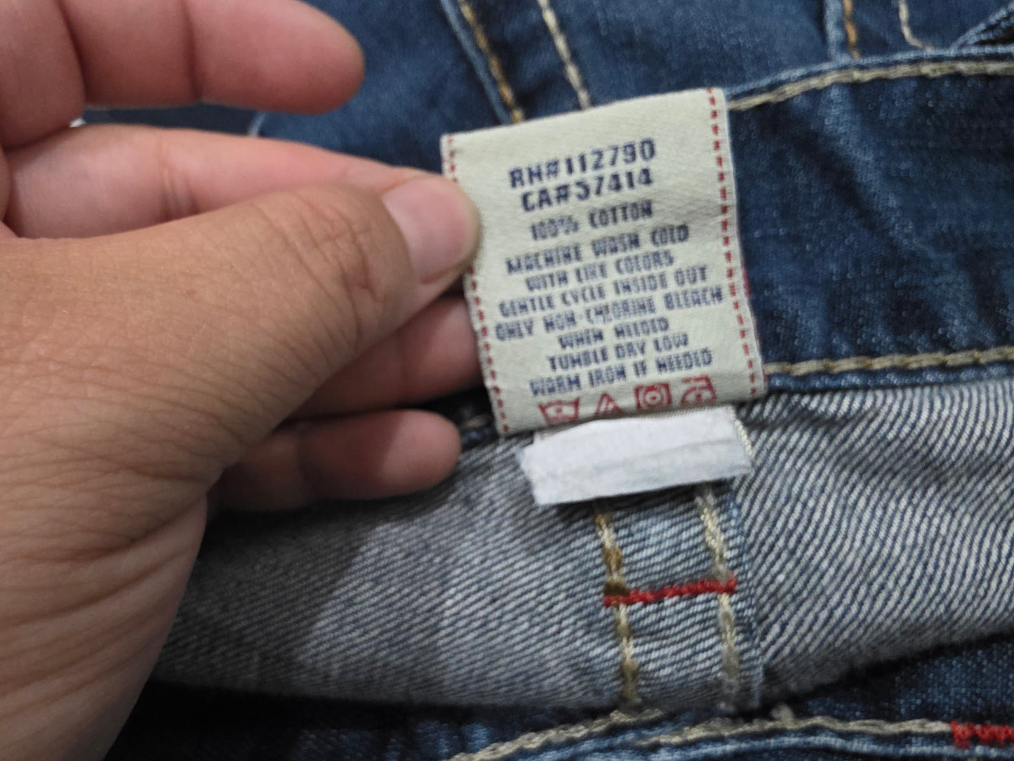 Pantalon Recto True Religion 34 Azul