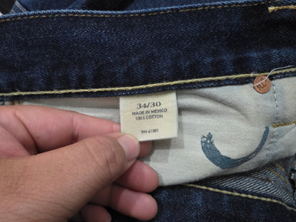 Pantalon Ralph Lauren Relaxed Fit 34x30 Azul