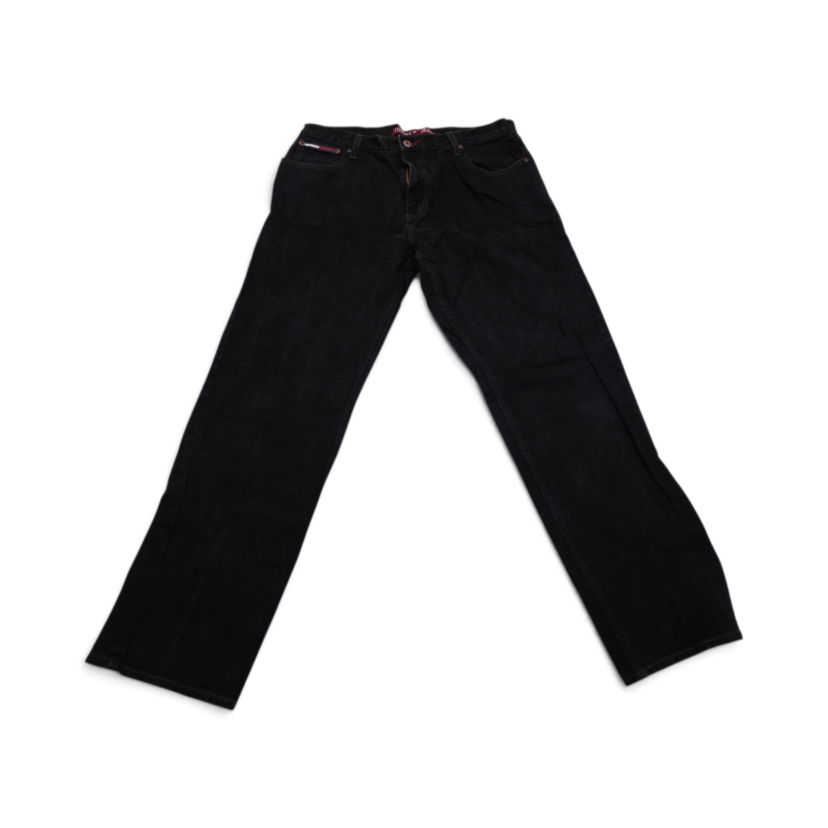 Pantalon Recto Tommy Hilfiger Vintage 34x32 Negro