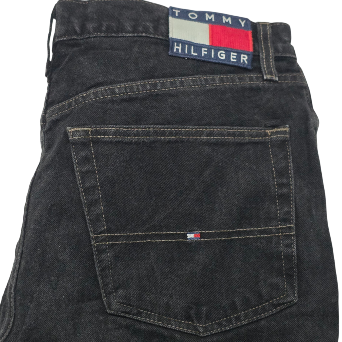 Pantalon Recto Tommy Hilfiger Vintage 34x32 Negro