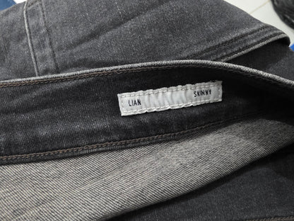 Pantalon Edwin Slimfit 36 Negro Deslavado
