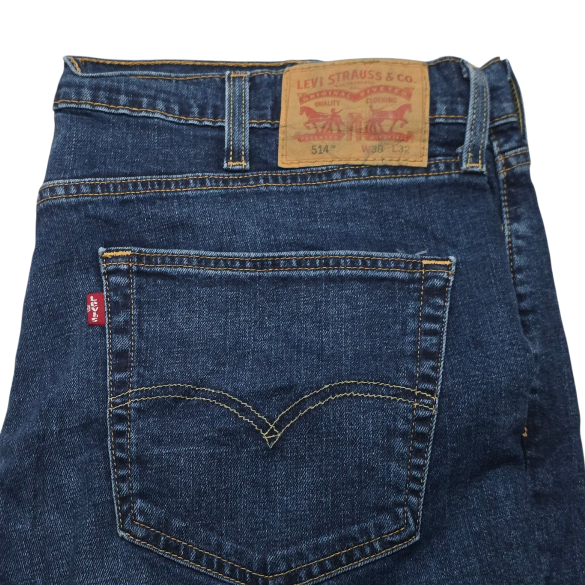 Pantalon Recto Levis 514 38x32 Azul
