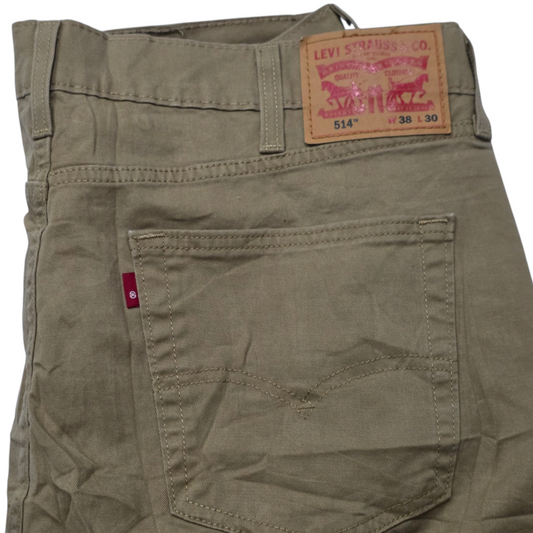 Pantalon Recto Levis 514 38x30 Cafe