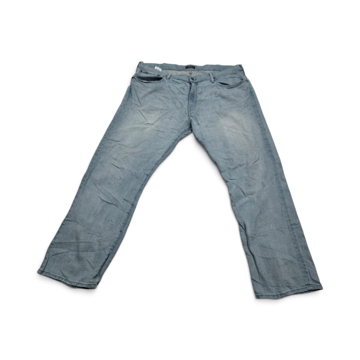Pantalon Recto Ralph Lauren 40x32 Azul Claro