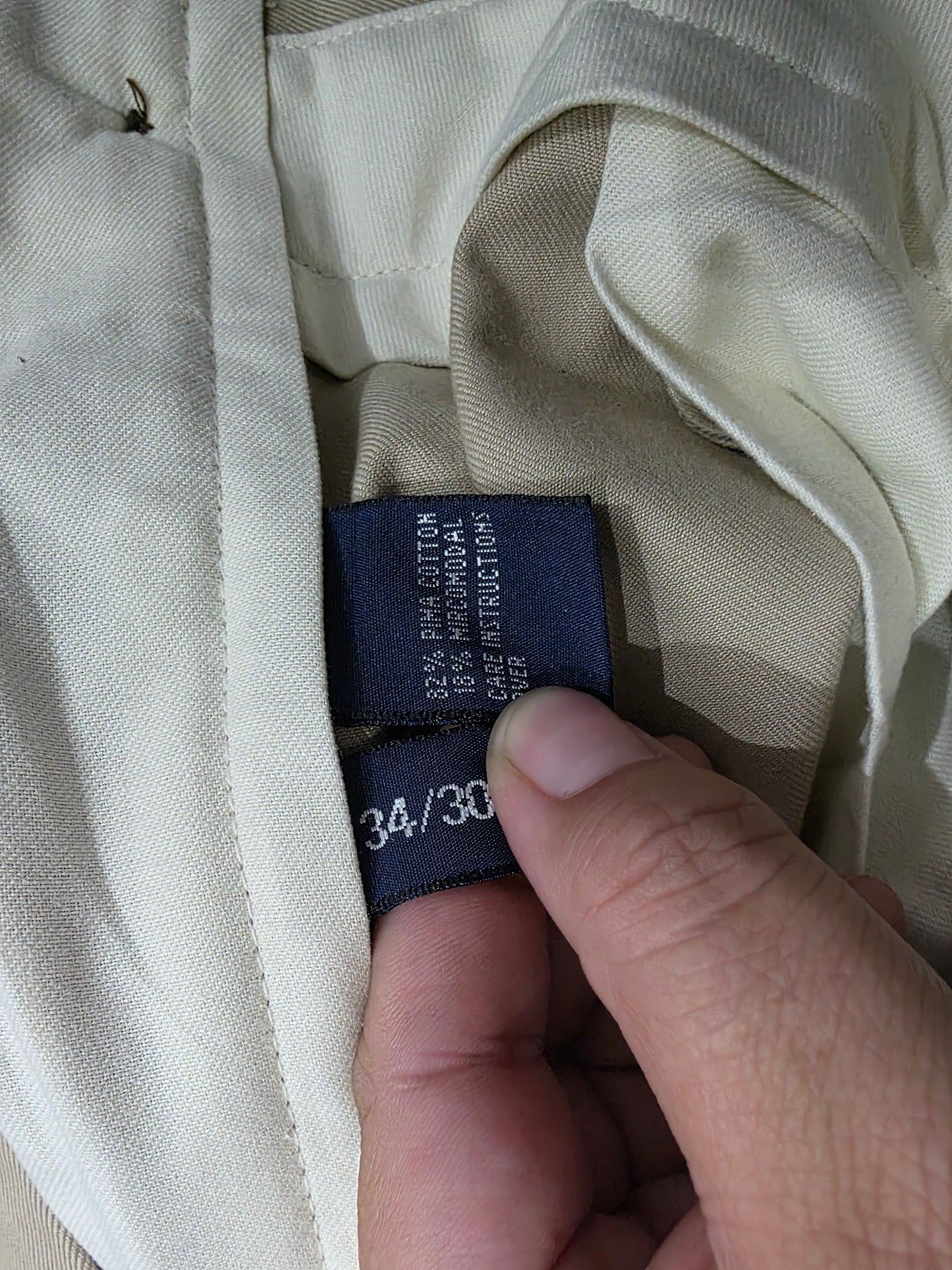 Pantalon Relaxed Fit Ralph Lauren 34x30 Cafe (Usado)