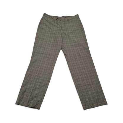 Pantalon De Vestir Ralph Lauren 34x30 Cuadro Cafe (Usado)