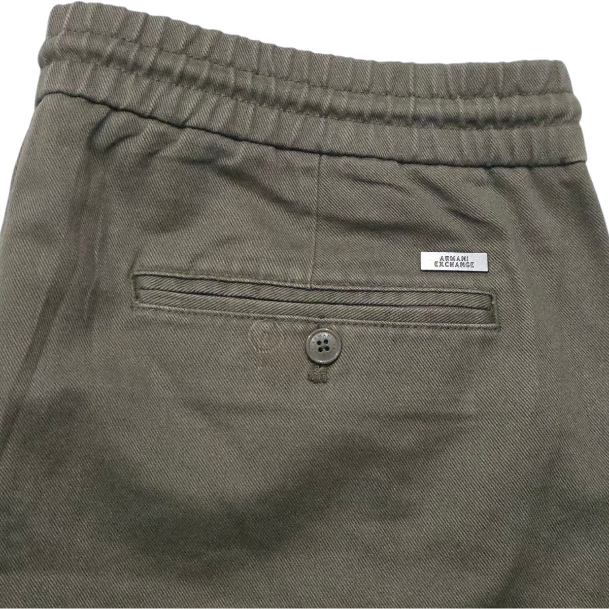 Pantalon Jogger Armani Exchange 36 Cafe Verdoso (Usado)