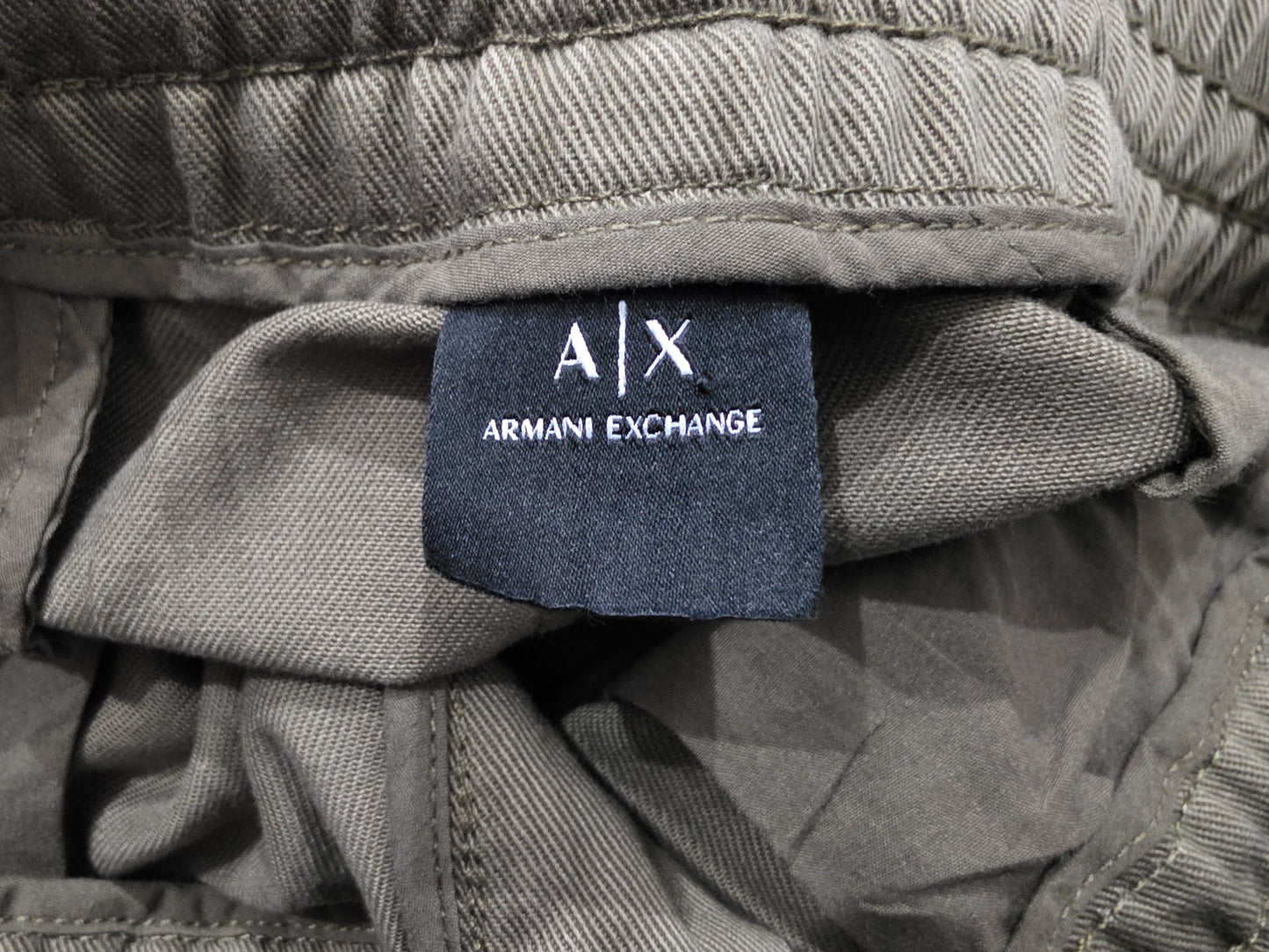 Pantalon Jogger Armani Exchange 36 Cafe Verdoso (Usado)