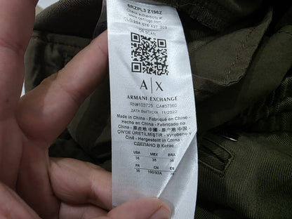 Pantalon Jogger Armani Exchange 36 Cafe Verdoso (Usado)