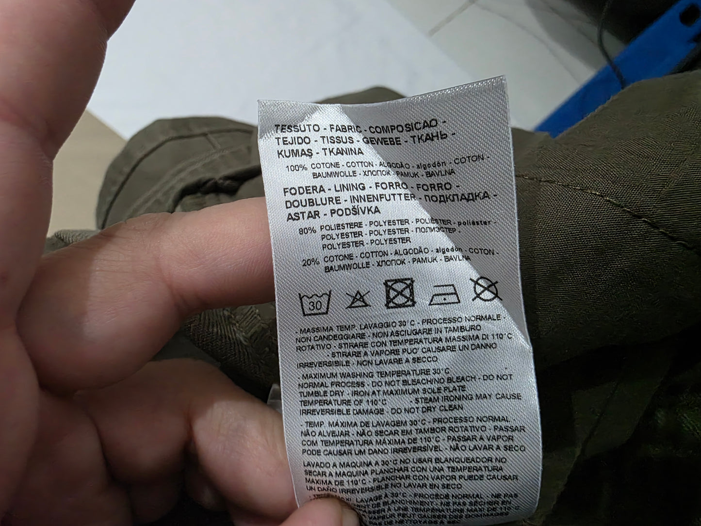 Pantalon Jogger Armani Exchange 36 Cafe Verdoso (Usado)