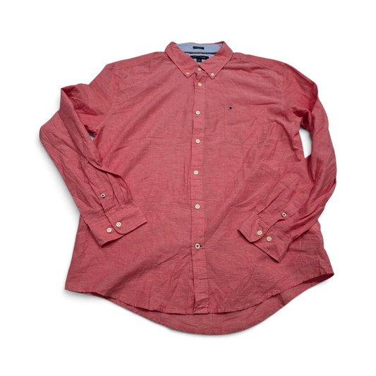 Camisa Tommy Hilfiger Xgrande Xl Rosa Viejo (Usado)