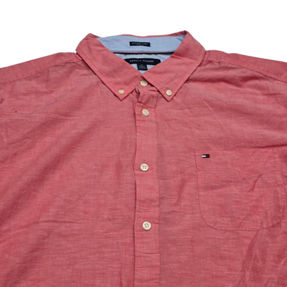 Camisa Tommy Hilfiger Xgrande Xl Rosa Viejo (Usado)