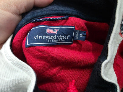 Sudadera Pullovervineyard Vines Xgrande Xl Rojo, Azul Y Rojo (Usado)