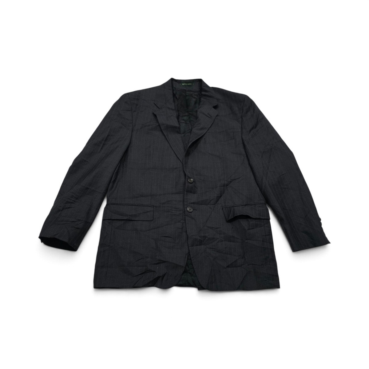Saco Ralph Lauren Talla 42r Gris Oscuro Lineas (Usado)