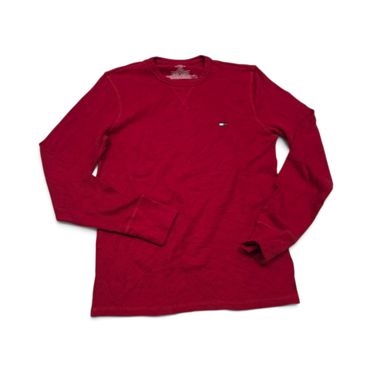 Playera Tommy Hilfiger Chico S Rojo Manga Larga (Usado)