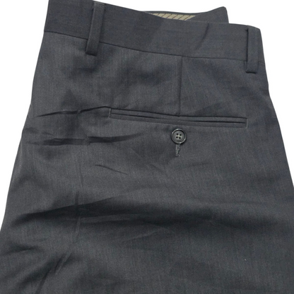 Pantalon Recto De Vestir Ralph Lauren 30x30 Gris