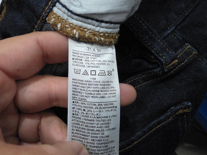 Pantalon Slimfit Traveler Banana Republic 31x30 Azul Oscuro