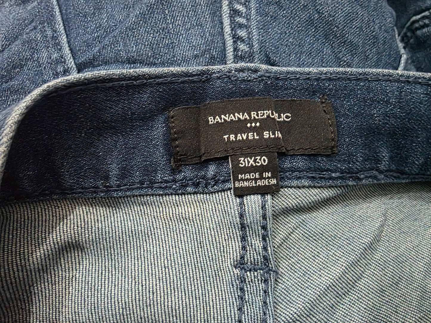 Pantalon Traveler Slim Fit Banana Republic 31x30 Azul