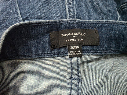 Pantalon Traveler Slim Fit Banana Republic 31x30 Azul