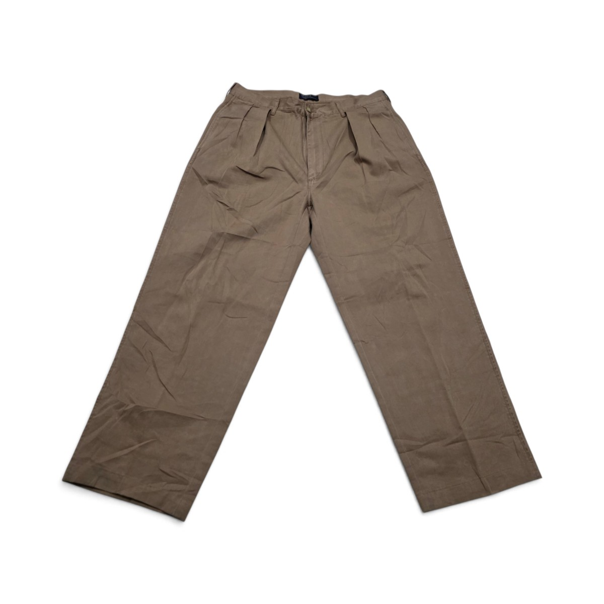 Pantalon Relaxed Fit Ralph Lauren 34x34 Cafe (Usado)